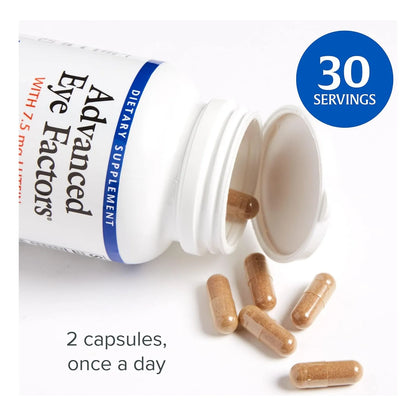 Luteina Y Zeaxantina Advanced Eye Factors 60 Capsulas Antioxidante Ocular