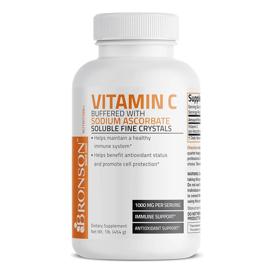 Polvo De Vitamina C Tamponada Refuerza Sistema Inmunologico Absorcion Superior