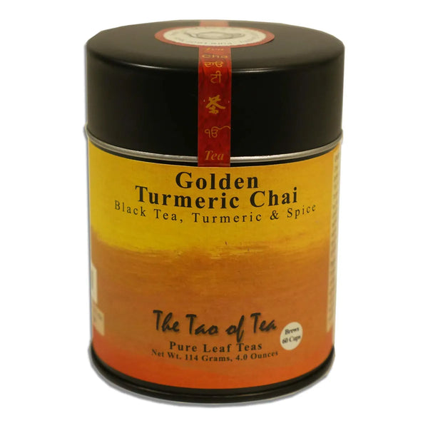 Chai De Cúrcuma Dorada 113 Gr La Tao Of Tea Sabor Exótico Y Beneficios Únicos
