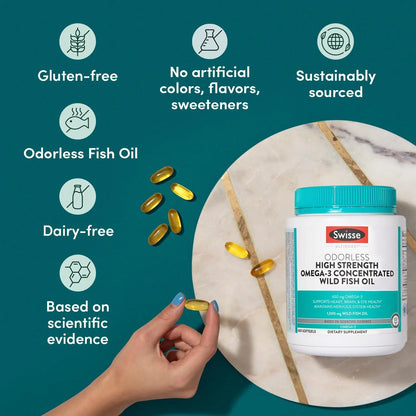 Aceite De Pescado Salvaje Omega 3 Epa Dha 1500 Mg 400 Capsulas Salud Cerebral Y Cardiovascular