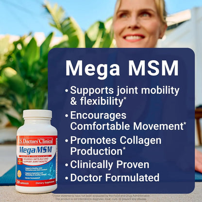 Suplemento Articular MSM Con Colageno Y Vitamina C 120 Capsulas