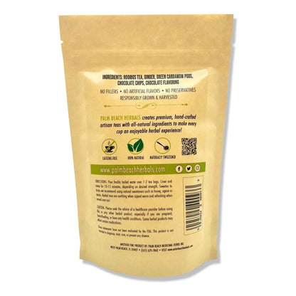 Té Chai De Chocolate De Hierbas 30 Bolsas Palm Beach Herbals Aroma Relajante