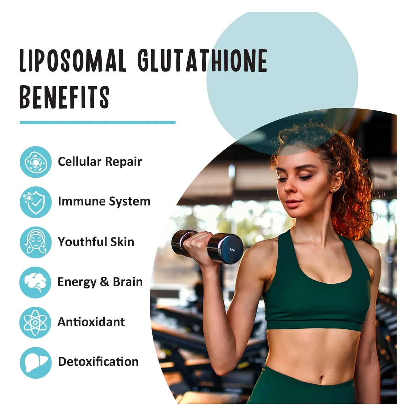 Capsulas Blandas Glutation Liposomal 2400 Mg Absorcion Maxima Antioxidante Piel