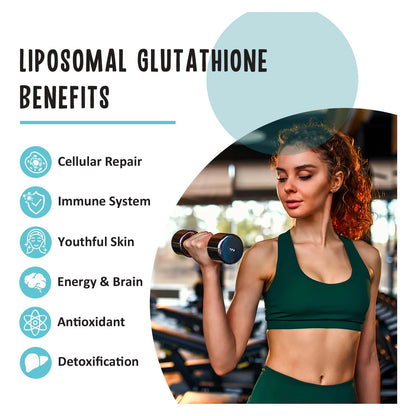 Capsulas Blandas Glutation Liposomal 2400 Mg Absorcion Maxima Antioxidante Piel