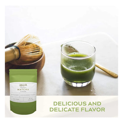 MatchaDNA Organico Culinario Matcha Te Verde Polvo 16 Oz Energia Natural Y Versatilidad En Cocina