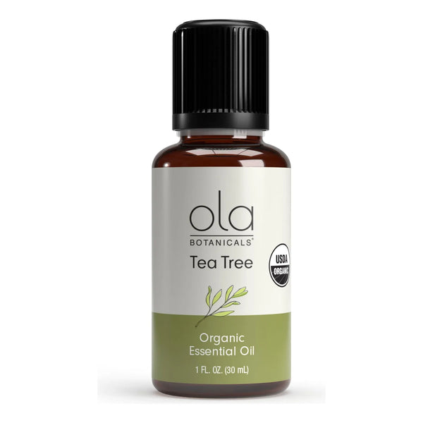 Aceite Esencial De Árbol De Té Orgánico Ola Botanicals 30ml Limpiador Y Refrescante