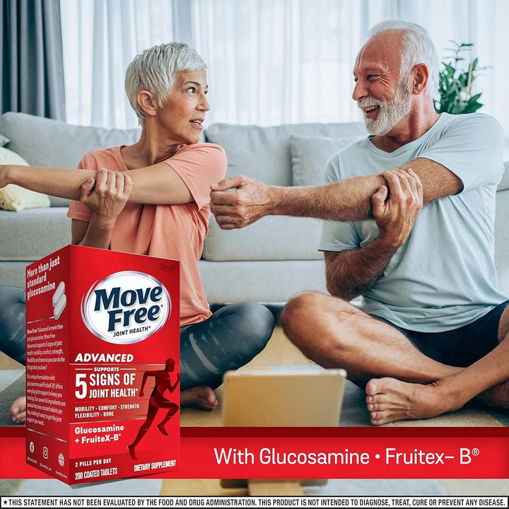 Glucosamina Avanzada Move Free Y Fruitex B 200 Comprimidos - Imagen 2