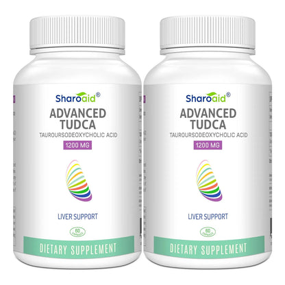 Suplemento TUDCA 1200 Mg Apoyo Hepático Limpieza Y Desintoxicación Vegano