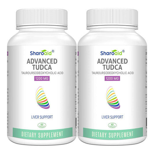 Suplemento TUDCA 1200 Mg Apoyo Hepático Limpieza Y Desintoxicación Vegano