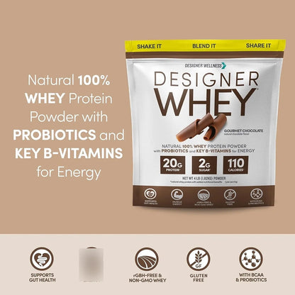 Proteinawhey Suero De Leche Chocolate Gourmet 4 Lb Proteina Premium Sin Artificiales