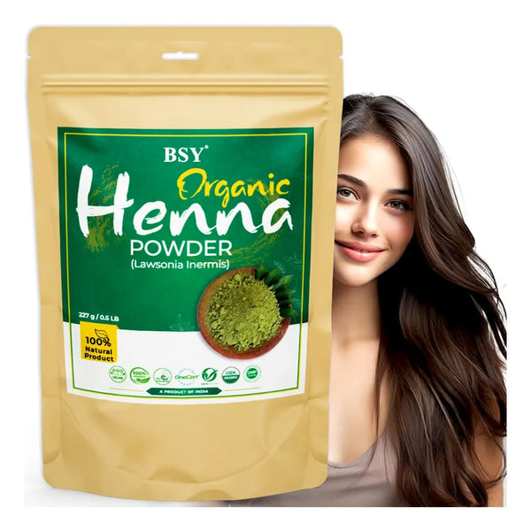 Henna Organico Bsy Color Cabello Natural Nutricion Intensa 100 Organico
