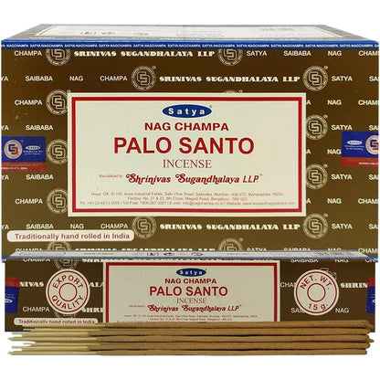 Palitos De Incienso Palo Santo Con Soporte Kit Purificador Aromatico Natural
