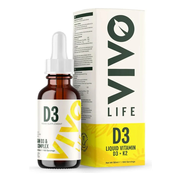 Vitamina D3 K2 Liquida 50ml 2000ui Vegana Huesos Fuertes Y Sistema Inmune