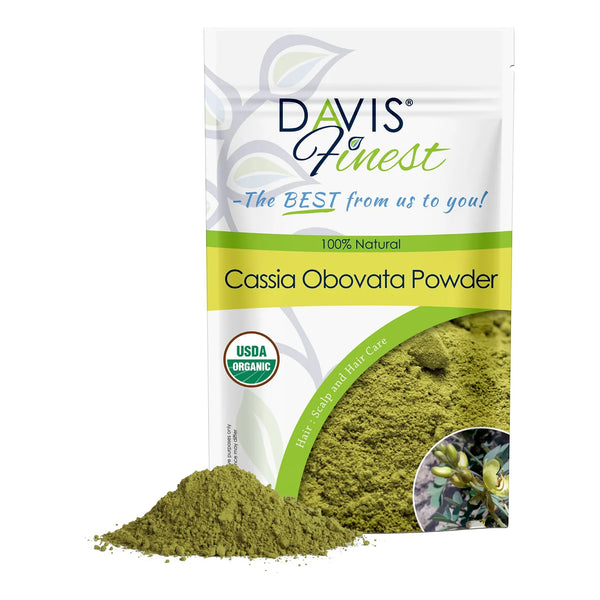 Polvo Orgánico Cassia Obovata 250g Henna Neutra Color Rubio Natural USDA Organic