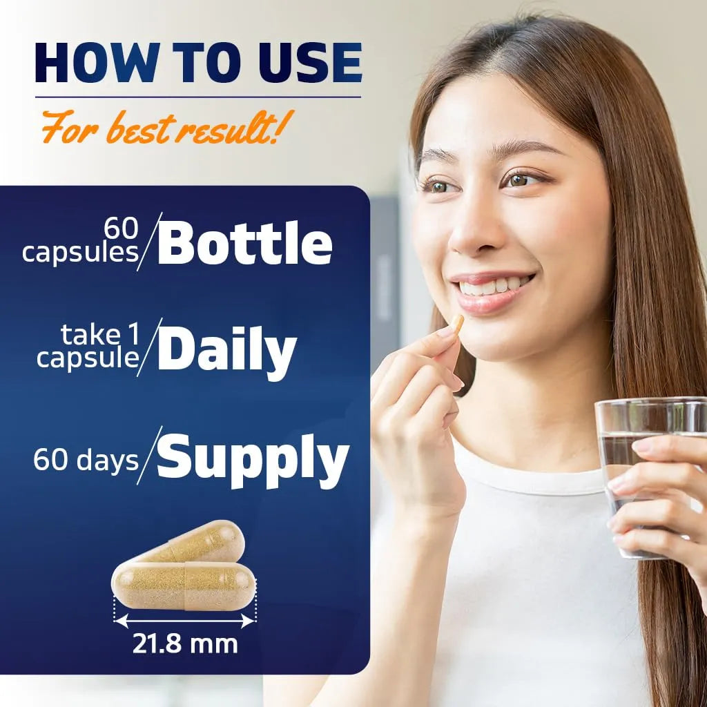 KSM 66 Extracto De Raíz De Ashwagandha Con Bioperina 600 Mg 60 Cápsulas Energía Y Bienestar