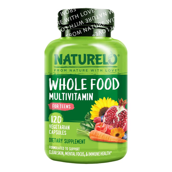 Multivitaminico Para Adolescentes Naturelo Con Vitaminas Y Minerales 120 Tabletas