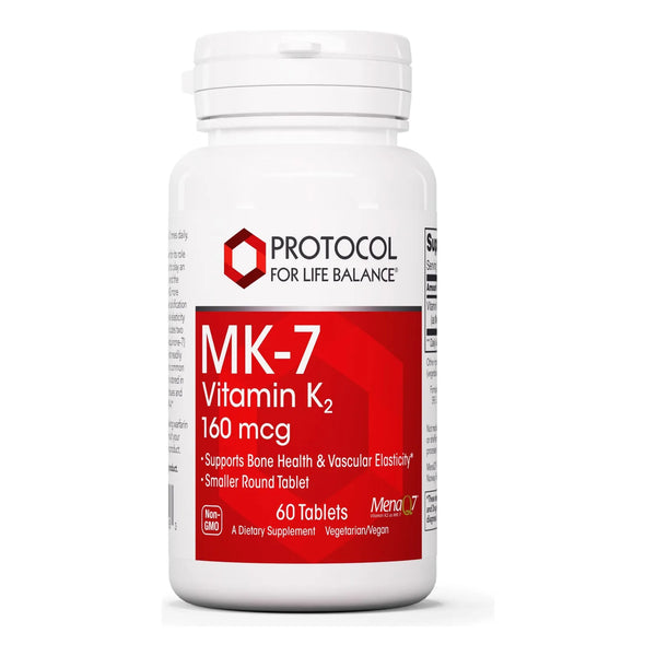 Vitamina K2 MK7 160mcg Salud Osea Y Vascular 60 Tabletas Veganas