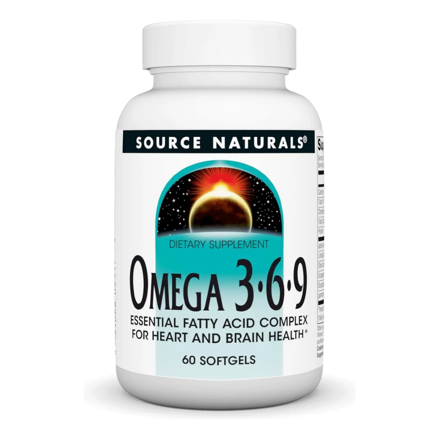 Source Naturals Omega 3 6 9 Complejo Ácidos Grasos Esenciales 60 Cápsulas Blandas Salud Cardíaca Y Cerebral