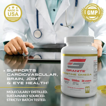 Aceite De Pescado Noruego Omega 3 2000 Mg EPA DHA Soporte Cardiaco Y Cerebral
