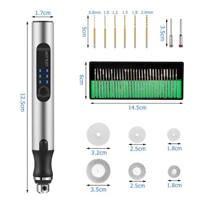 Grabador Eléctrico Inalámbrico Uolor Kit Multifuncional Con Recarga USB