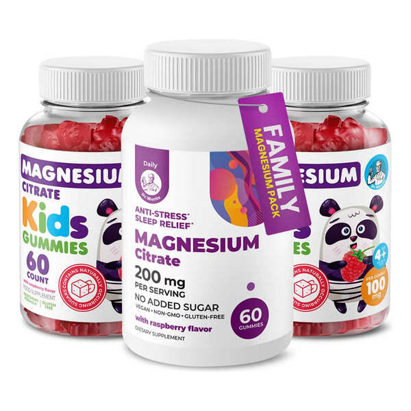 Gomitas De Magnesio Calmantes Adultos 200 Mg 60 Unidades Niños 60 Unidades
