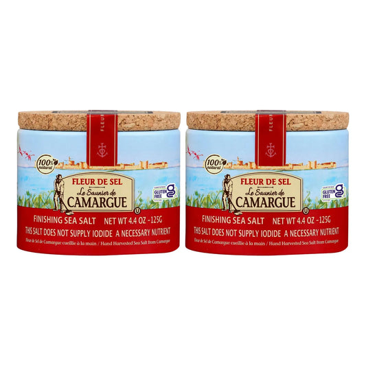Sal Marina Fleur De Sel Francesa 125g Paquete Doble Gourmet