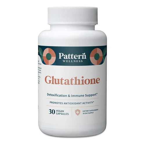 Suplemento De Glutatión Con Vitamina C Antioxidante 30 Cápsulas Veganas