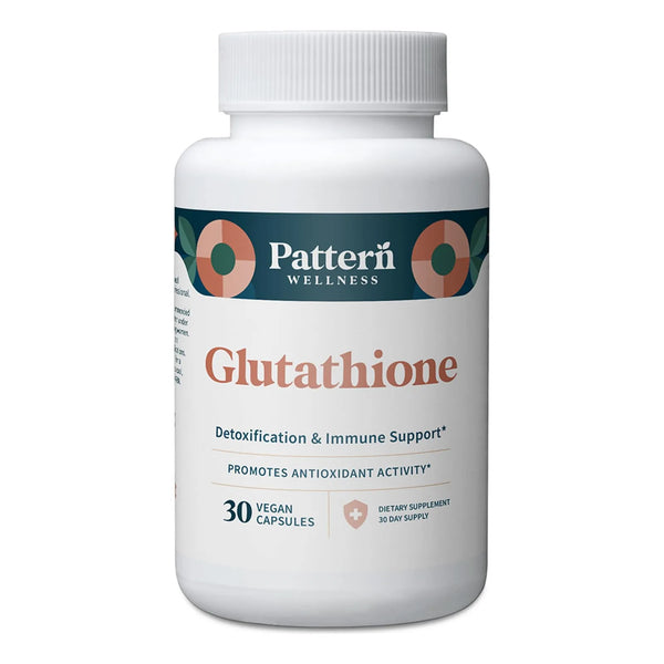 Suplemento De Glutatión Con Vitamina C Antioxidante 30 Cápsulas Veganas