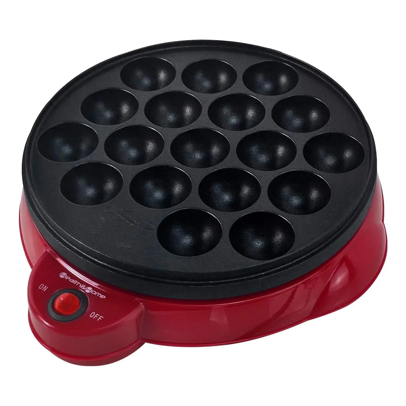 Maquina Electrica Para Hacer Takoyaki 18 Moldes Antiadherente Compacta Y Facil De Limpiar