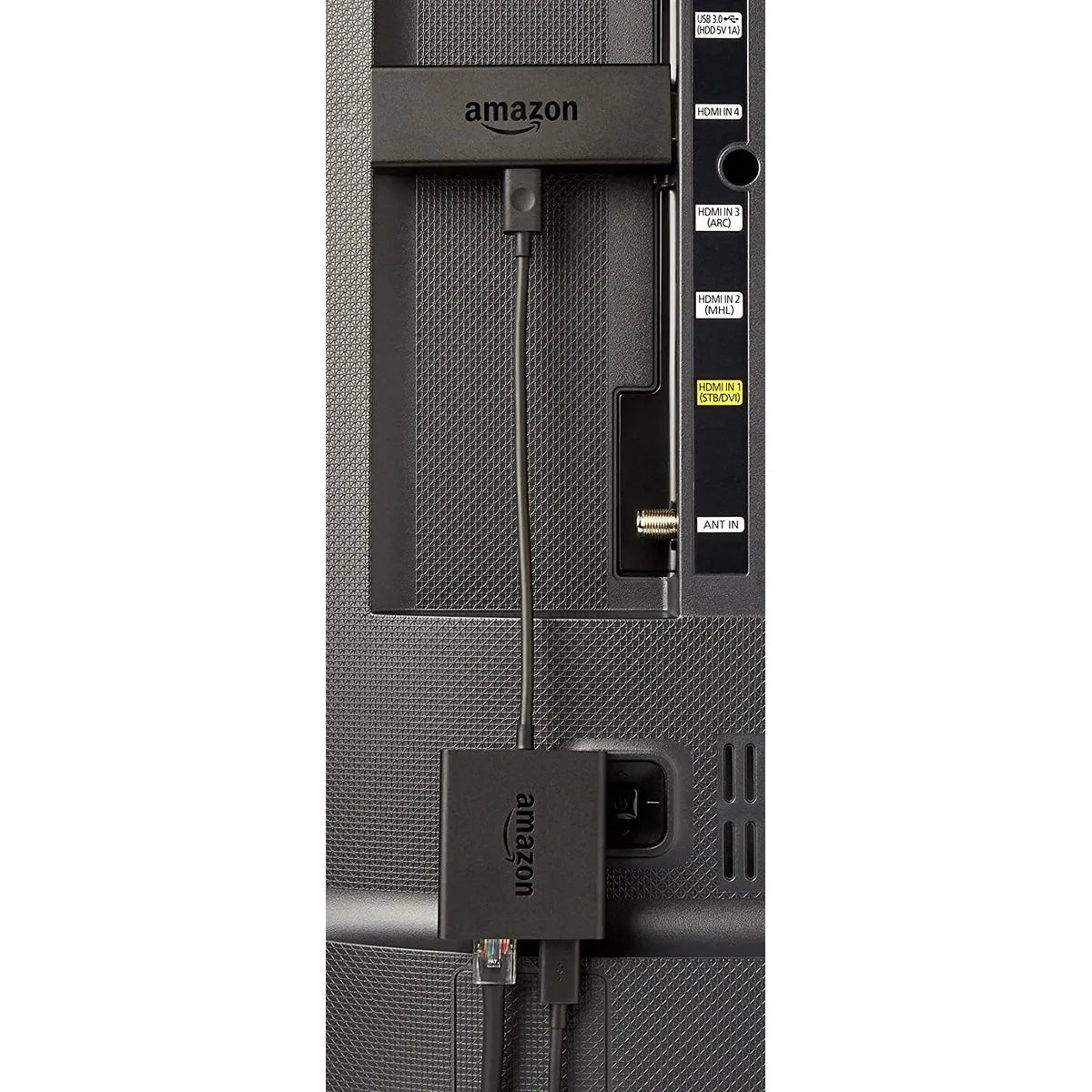 Adaptador Amazon Ethernet Para Fire TV Convierte Tu TV En Smart TV Negro