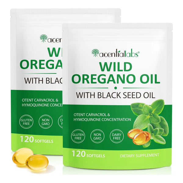 Aceite De Oregano 6000 Mg Con Aceite De Semilla Negra En Capsulas 240 Unidades