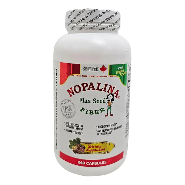 Cápsulas De Semilla De Lino 240 Unidades Fórmula Natural Para Digestión Y Corazón