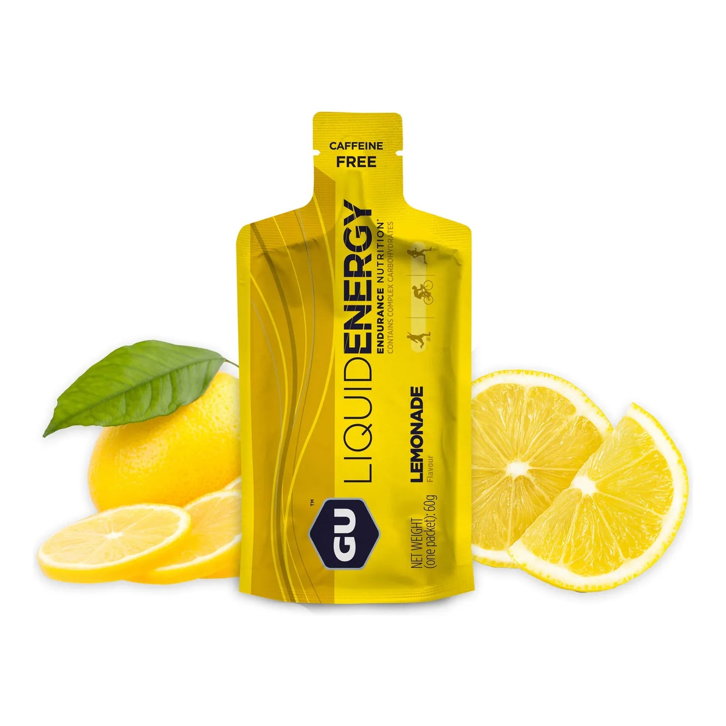Gel Energético Líquido Con Carbohidratos Complejos 12 Unidades Vegano Sin Gluten