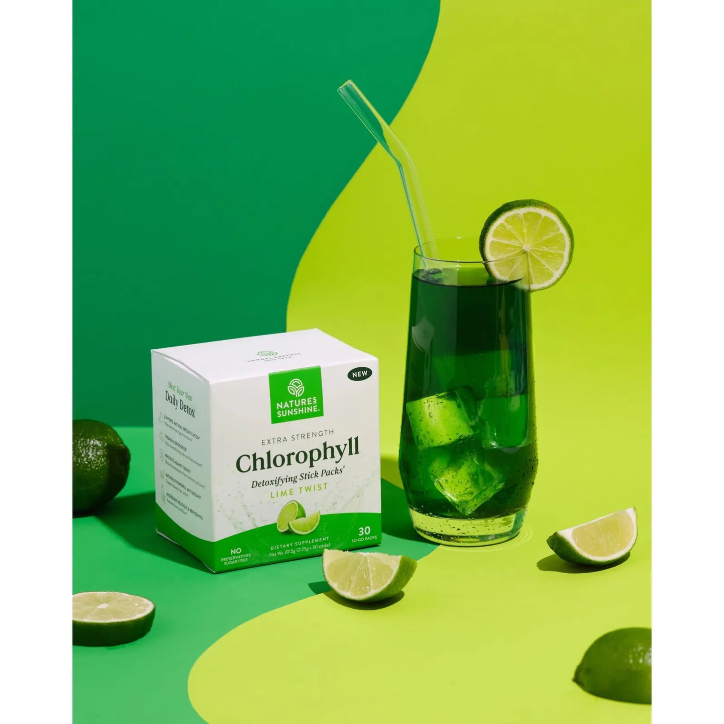 Barritas De Clorofila Sabor Limon Desintoxicacion Y Salud Intestinal