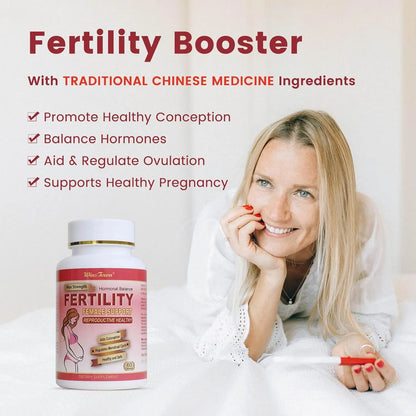 Tabletas Fertilidad Femenina Vitaminas Prenatales Naturales 60 Unidades