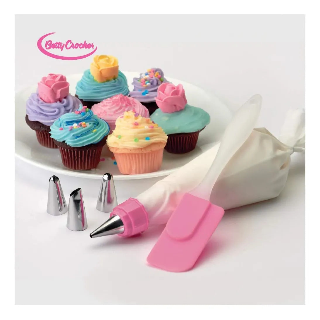 Maquina Para Cupcakes Brownies Betty Crocker Rosa Hornea En Minutos