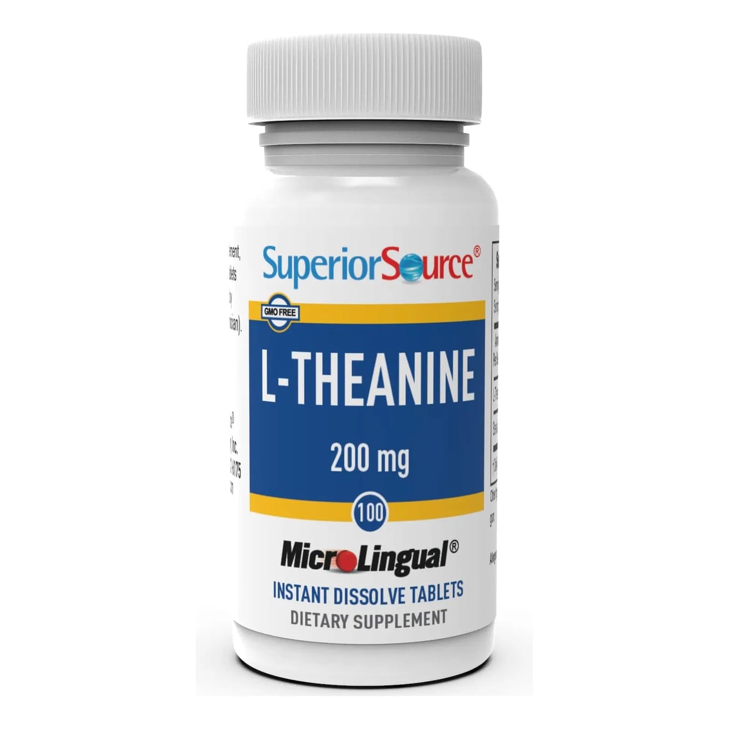 L Teanina 200 Mg Tabletas Microlingües Relajación Y Sueño Profundo 100 Unidades