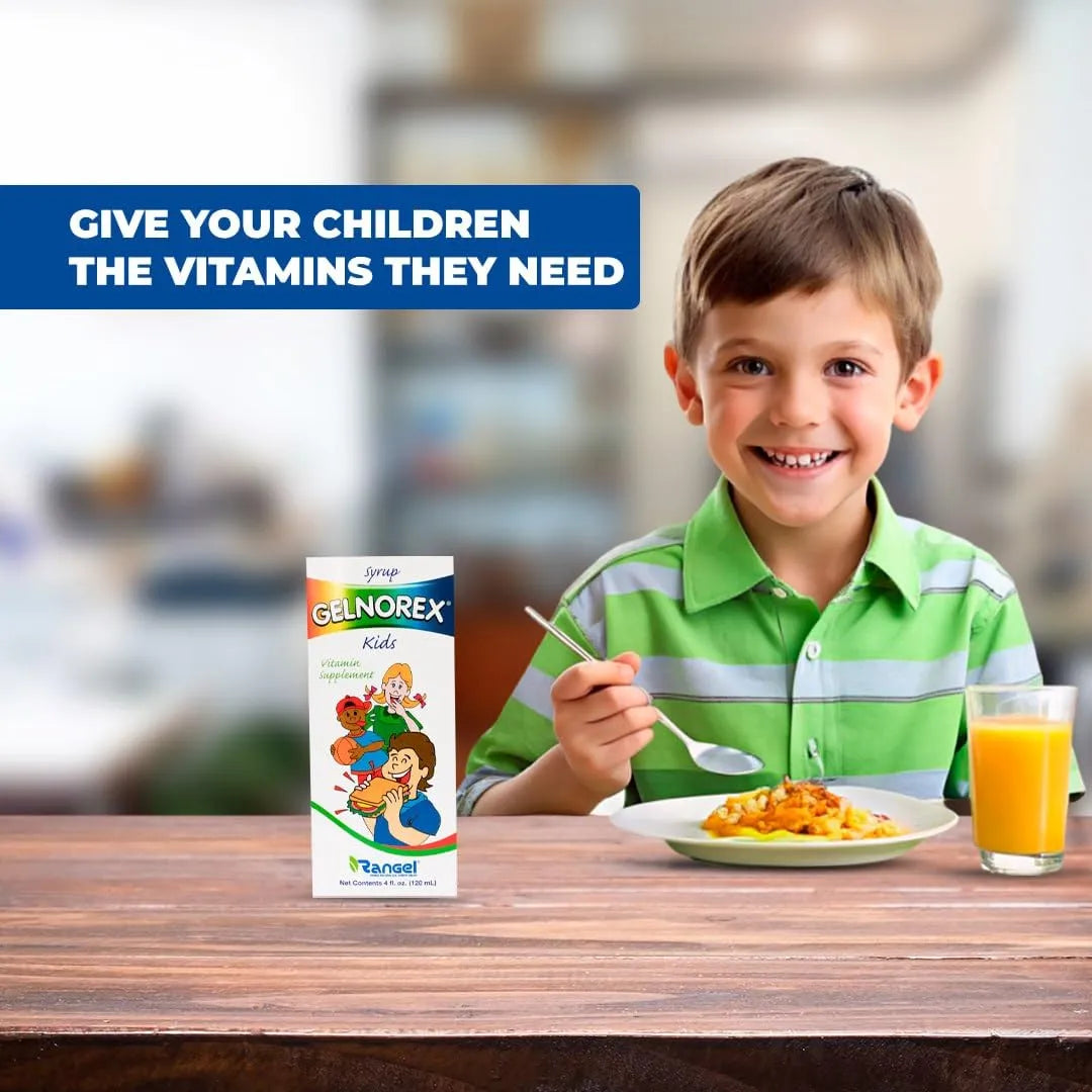 Jarabe De Vitamina B Para Niños 120Ml Gelnorex Suplemento Infantil