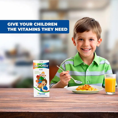 Jarabe De Vitamina B Para Niños 120Ml Gelnorex Suplemento Infantil