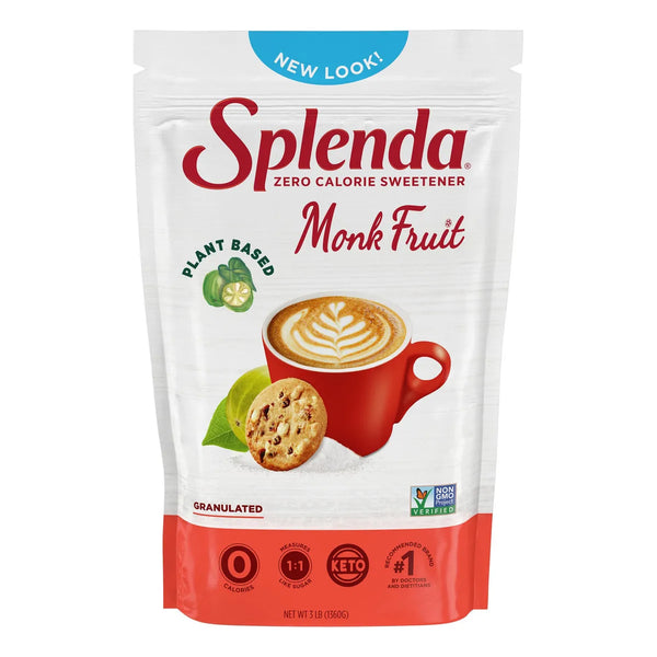 Edulcorante Splenda Naturals Monk Fruit Zero Calorias Endulza Naturalmente