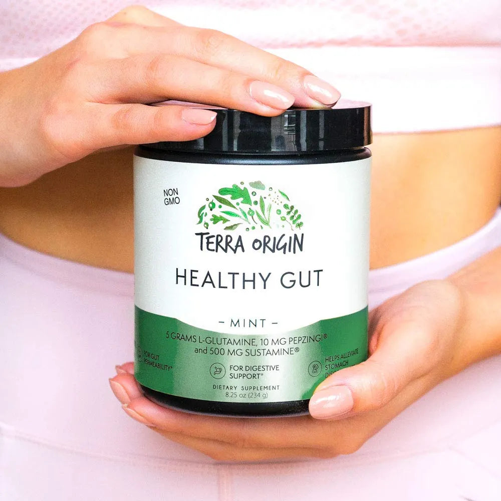 Polvo De Menta Para Intestino Con L Glutamina 30 Porciones Salud Digestiva