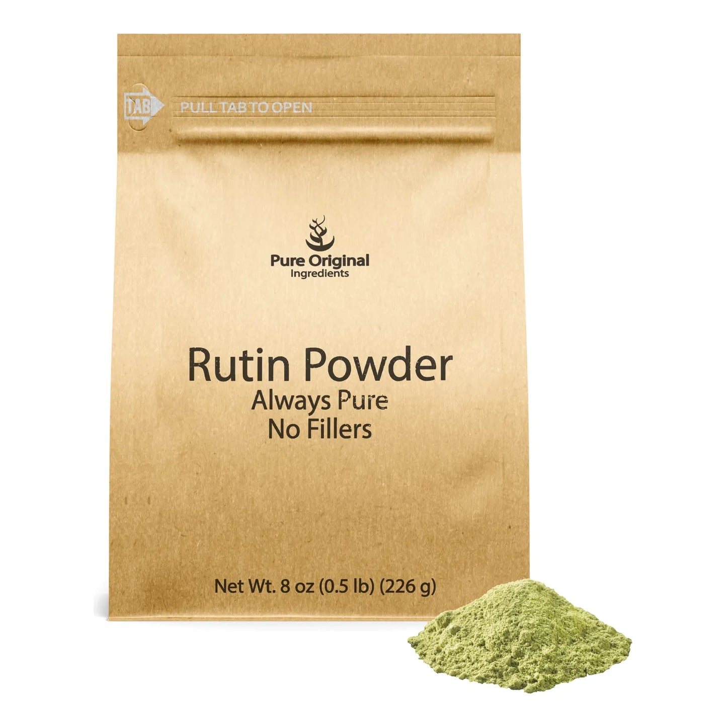 Polvo De Rutina Puro 8 Oz Antioxidante Natural Sin Aditivos