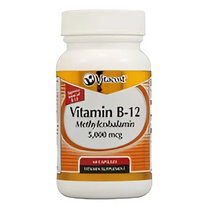 Vitamina B12 Metilcobalamina 5000 Mcg 60 Capsulas Energia Vitalidad