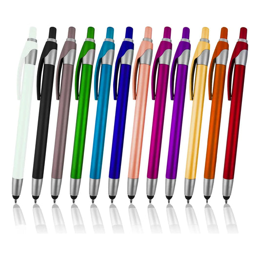 Lápiz Óptico Bolígrafo Multifuncional Para Pantallas Táctiles 2 En 1 Varios Colores