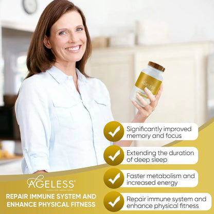 Cápsulas Antienvejecimiento Hgh Para Mujeres Salud Inmunológica Y Piel Radiante