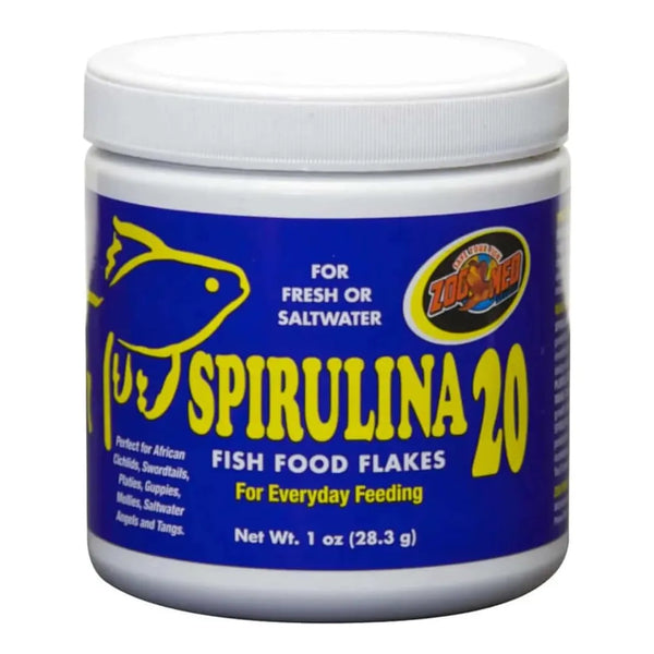 Alimento En Copos Para Peces Con Espirulina 20g Nutricion Premium