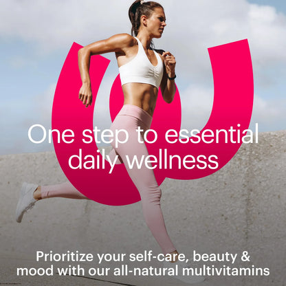 Multivitamínico Diario Para Mujeres Cabello Piel Uñas Saludables Vegano 30 Días