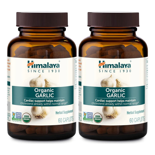 Ajo Organico Himalaya 1400 Mg 60 Capsulas Soporte Cardiaco Y Colesterol