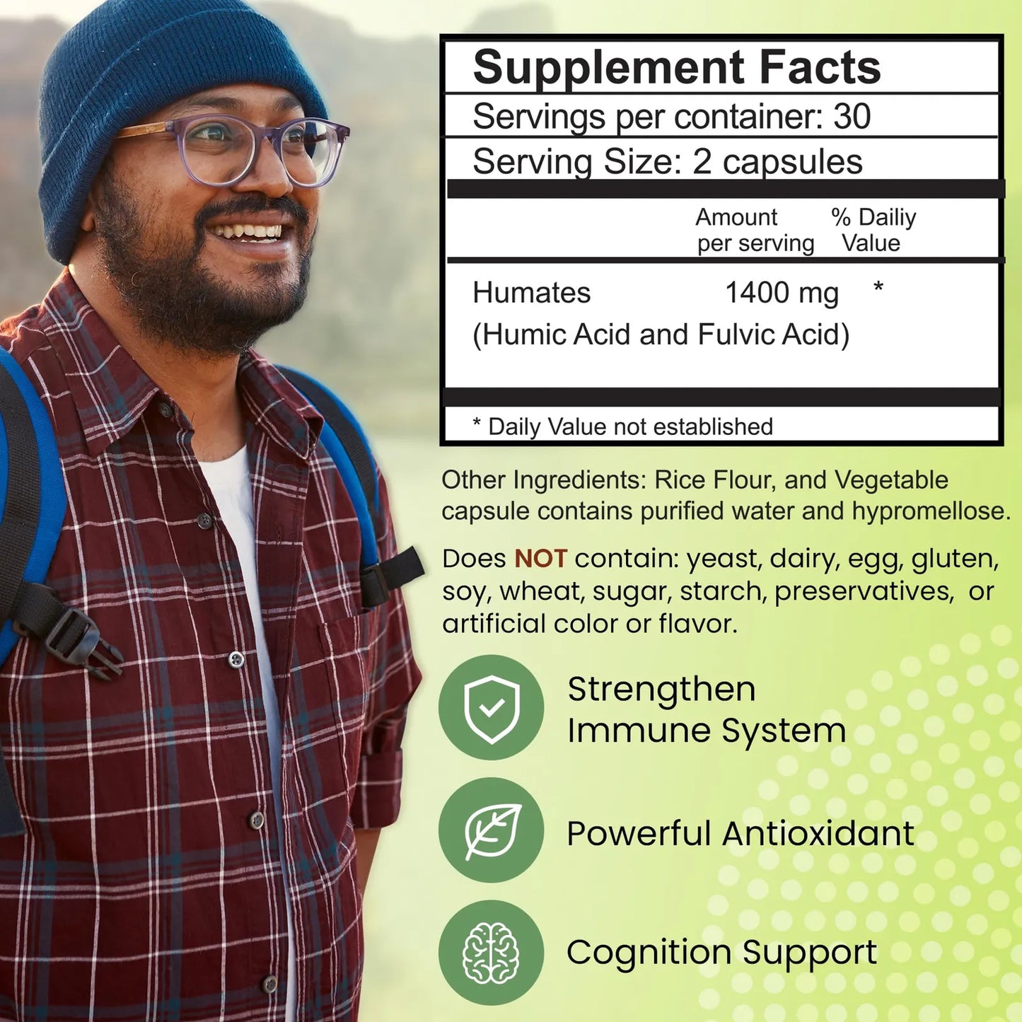 Mezcla Mineral Humica De Origen Vegetal Apoyo Inmunologico Vitalidad Y Digestión