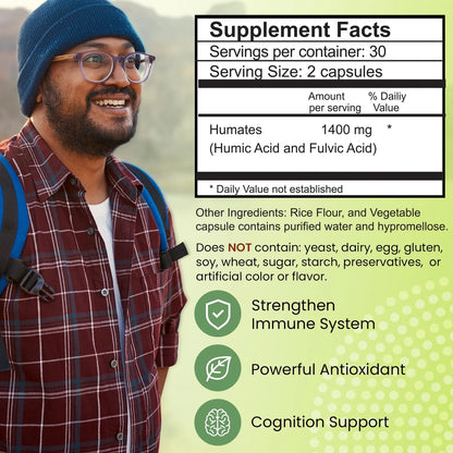 Mezcla Mineral Humica De Origen Vegetal Apoyo Inmunologico Vitalidad Y Digestión